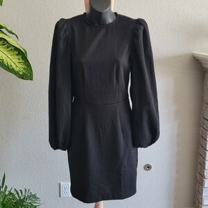 NK-KD Black Textured Dress